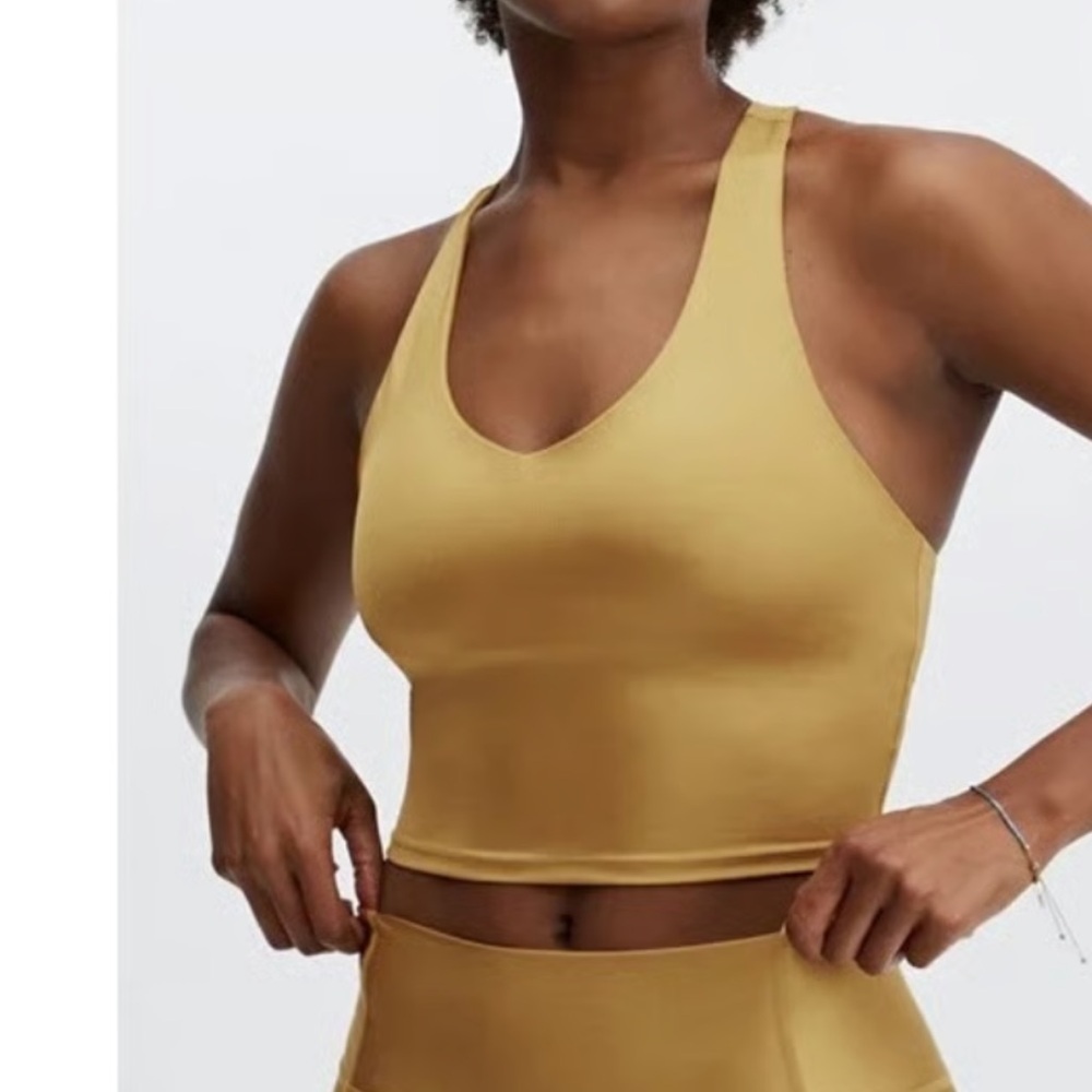 Fabletics‎ Averie Shine Built In Bra Tank Bronze size 2X